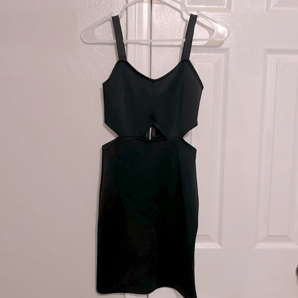 Cut out mini dress